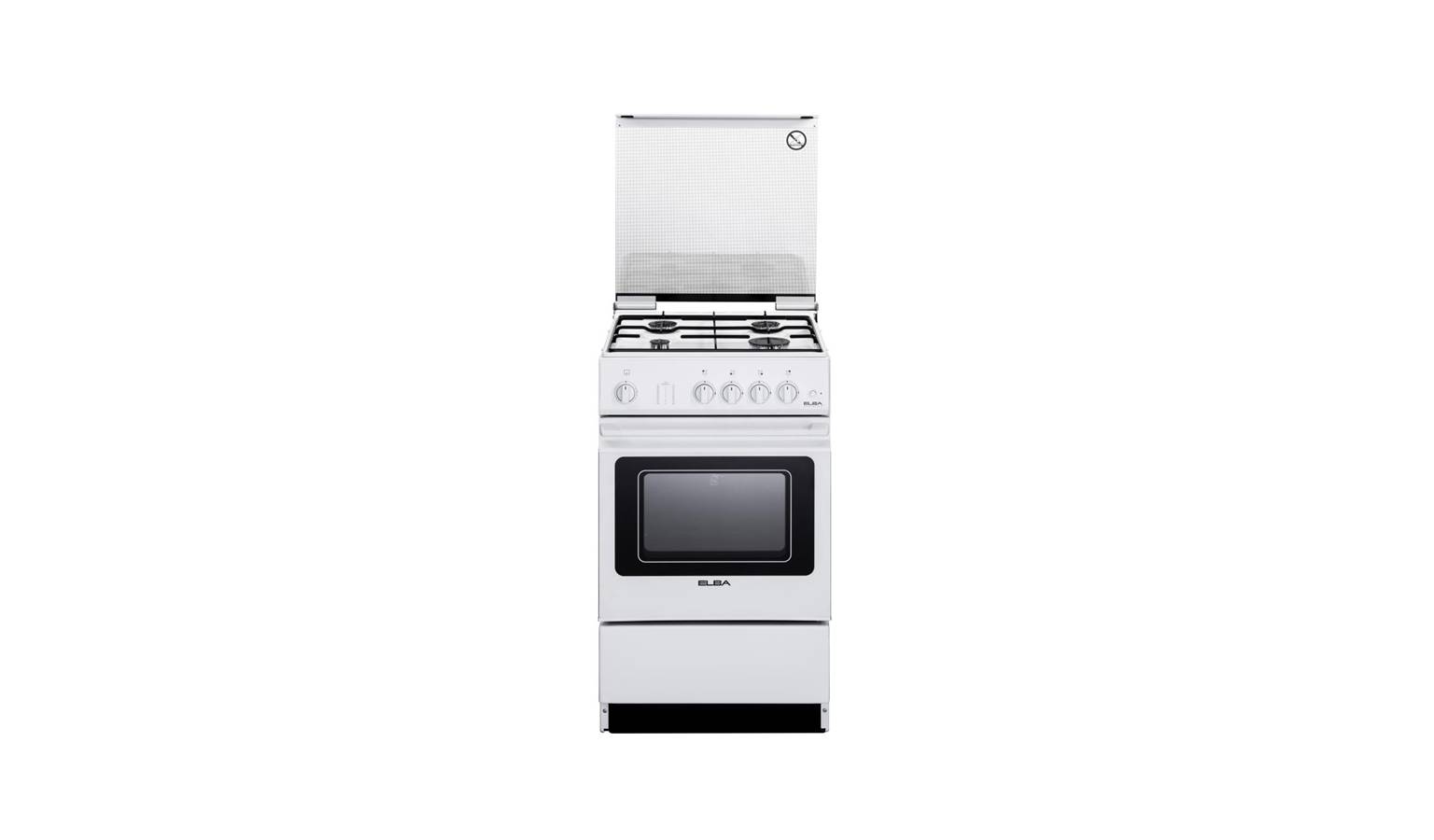 Elba EEC566WH 37L Standing Cooker - White-01