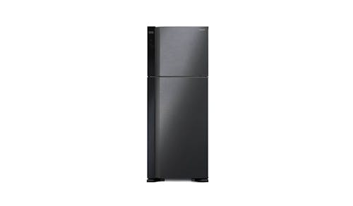 Hitachi R-V560P7MS-BBK 450L 2 Door Refrigerator - Brilliant Black-01