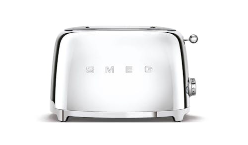 Smeg 50's Retro Style Aesthetic Toaster - Chrome (Front)