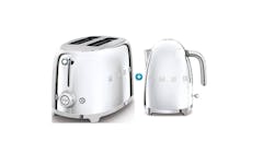 Smeg TSF01SSUK Toaster+1.7LKLF03SSUK Kettle - Chrome/SS-01