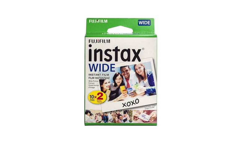 FujiFilm Instax Wide intant Film Twin Pack- White-01