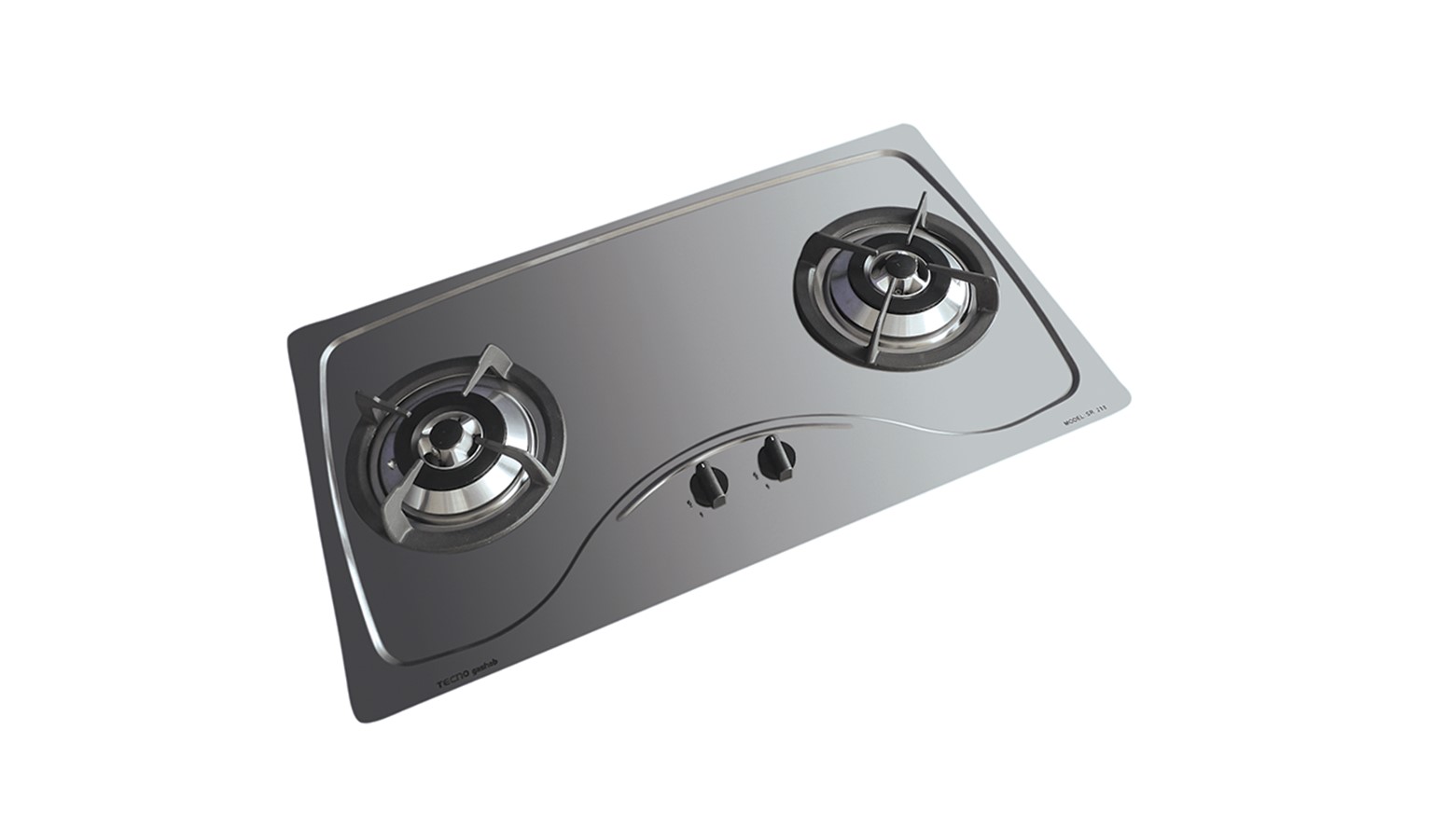 Tecno SR288SV 90cm 2-Burner Cooker Hob - Stainless Steel 01