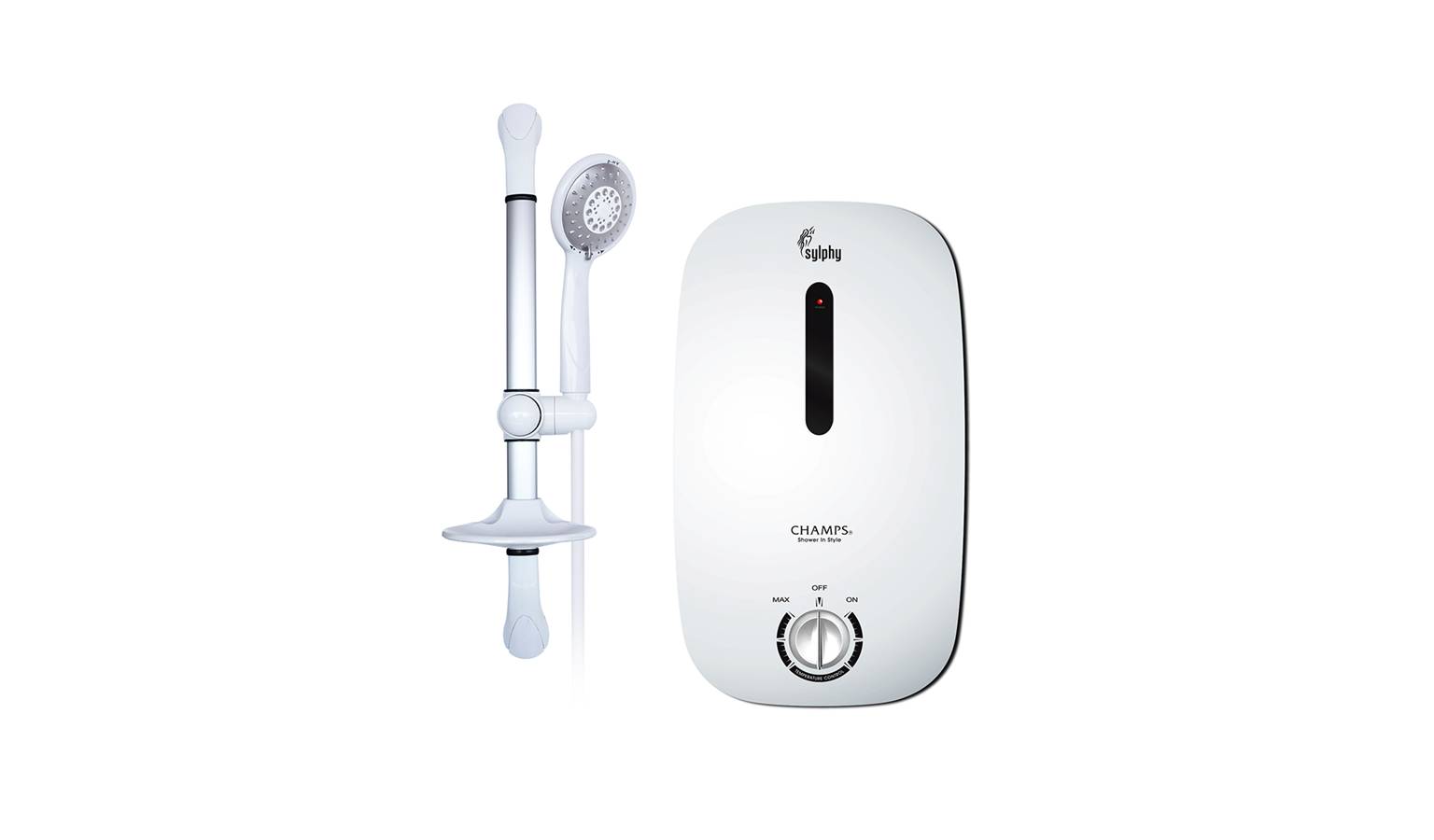 Champs Sylphy Instant Water Heater - White-01