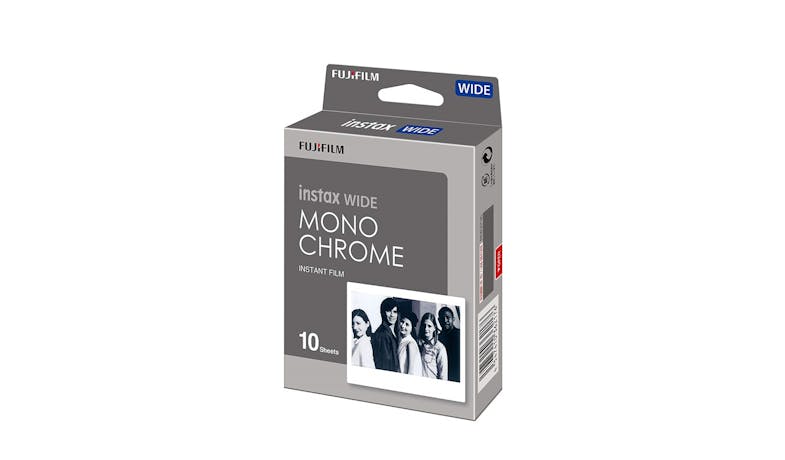 FujiFilm Instax Wide Monochrome intant Film - White-02