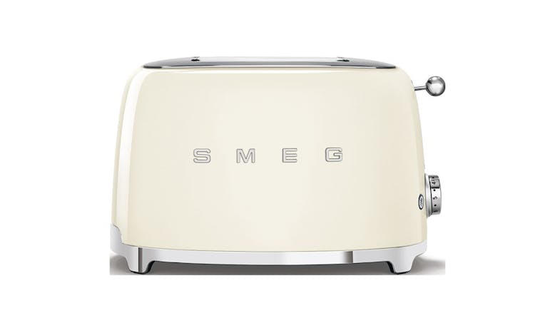 Smeg TSF01CRUK 50's Retro Style Aesthetic Toaster - Cream-01