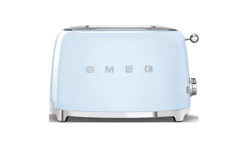 Smeg TSF01PBUK 50's Retro Style Aesthetic Toaster - Pastel Blue