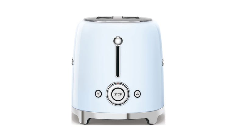 Smeg TSF01PBUK 50's Retro Style Aesthetic Toaster - Pastel Blue-02