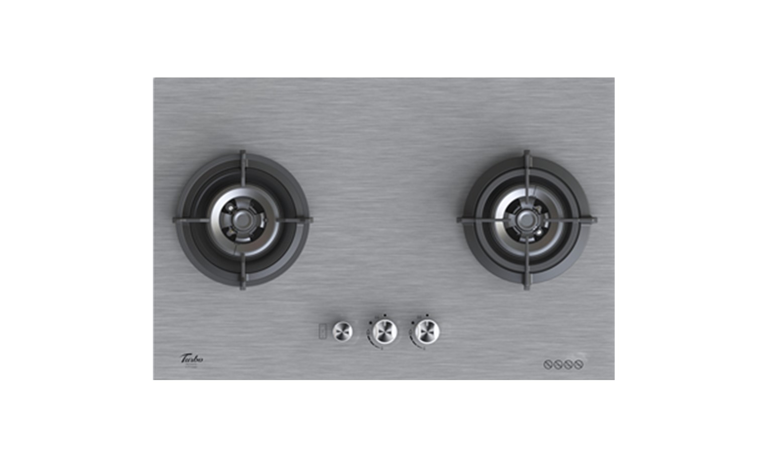 Turbo Incanto T772GV-MS 77cm 2 Burners Built-In Glass Hob 01