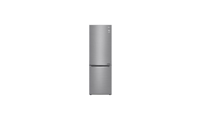 LG GB-B3449PZ (Nett 341L) Bottom Freezer Refrigerator - Platinum Silver (Front View)