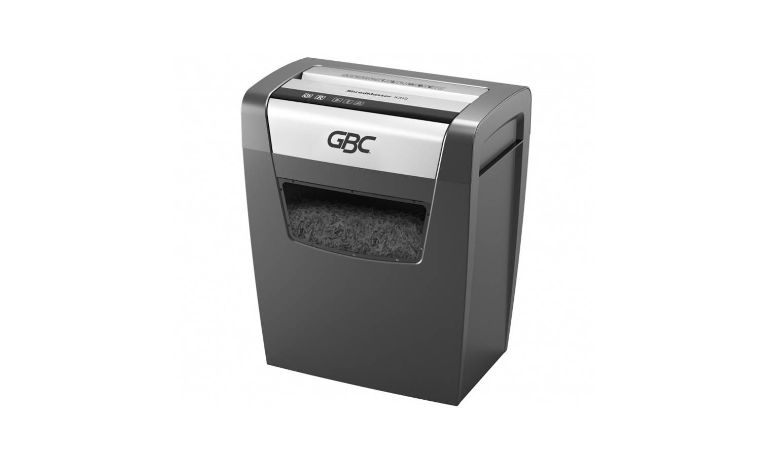 GBC ShredMaster X312 Cross Cut Shredder - Black-01