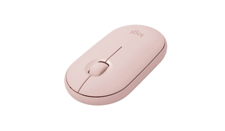 Logitech 910-005601 Pebble Wireless Mouse M350 - Rose Pink (side)