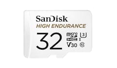Sandisk High Endurance 32GB microSD Card - White-01