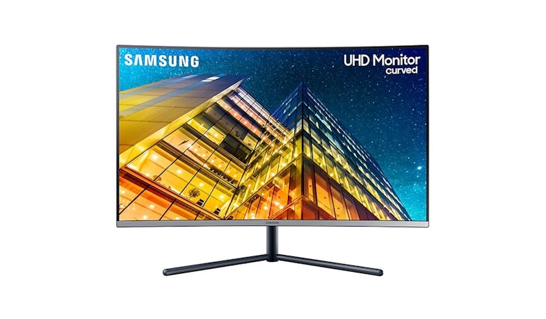 Samsung 32-inch 4K UHD Curved Monitor with 1 Billion colours (LU32R590CWEXXS) (Front)