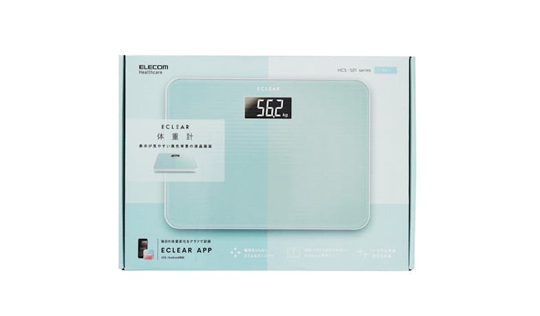 Elecom HCS-S01BU Body Compact Scale - Blue_02