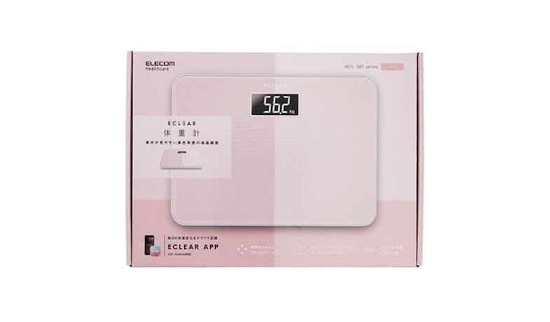 Elecom HCS-S01PN Body Compact Scale - Pink_02