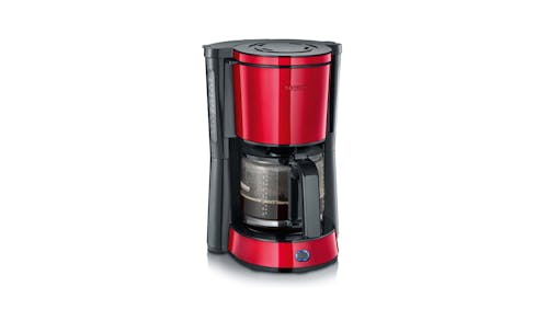 Severin KA 4817 10 cup Coffee Maker - Metallic Red - 01