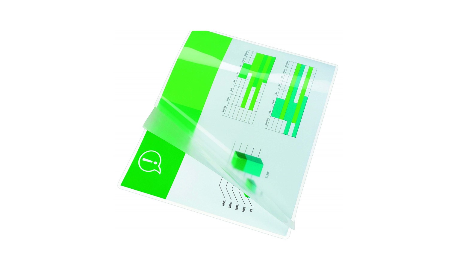 GBC Laminating Pouch A3 with High Gloss Finish 100 Pcs Harvey Norman