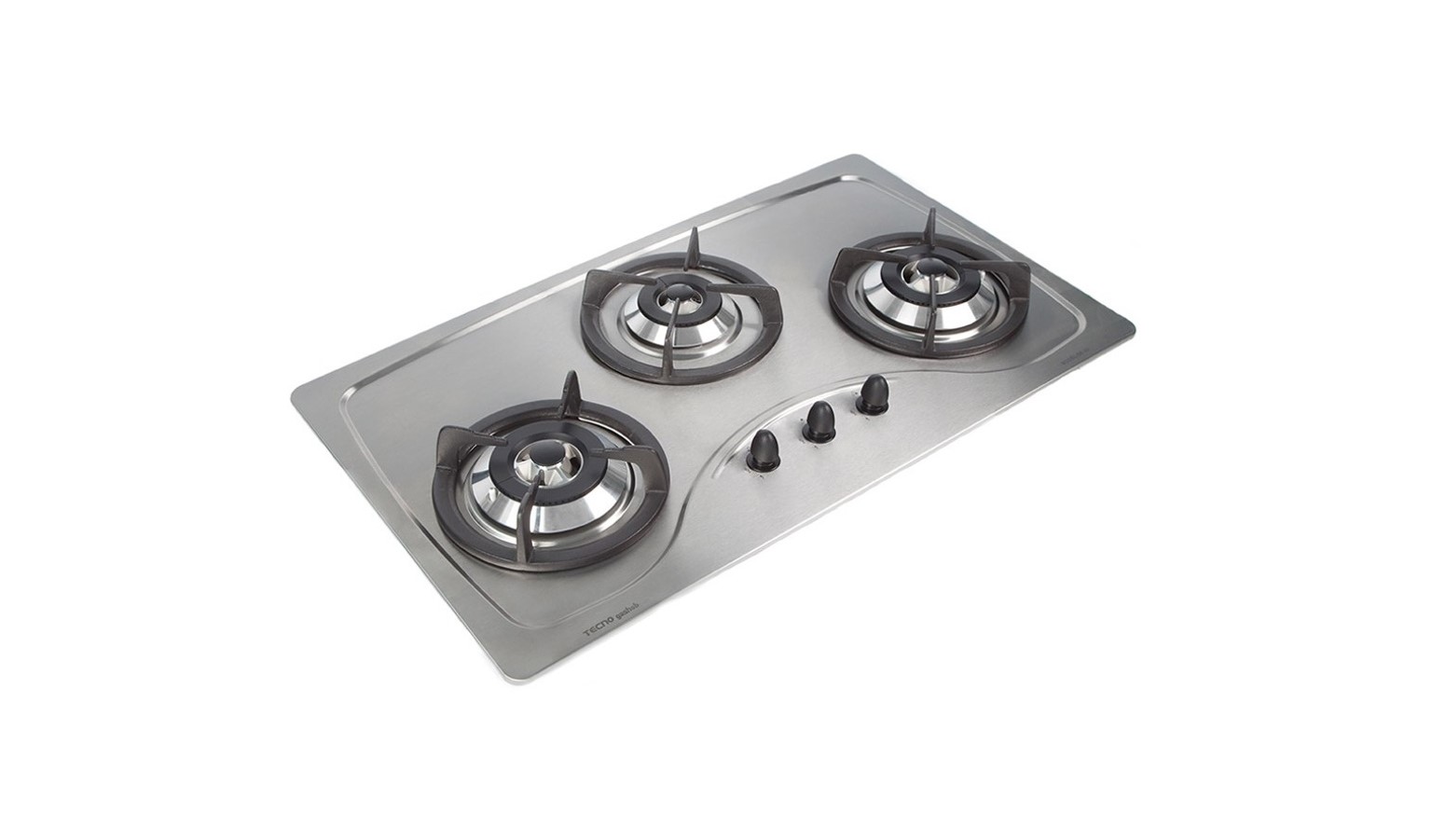 Tecno 3-Burner 90cm Cooker Hob - Stainless Steel-01