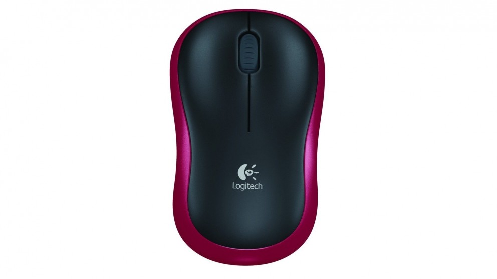 logitech m185 wireless red