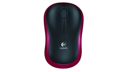 Logitech M185 Wireless Mouse - Red (Main)