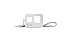 GoPro AJSST-002 Silicone Sleeve and Lanyard Kit for HERO8 - White_01