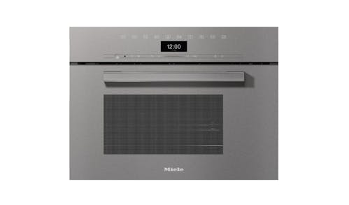 Miele DGM 7440 Built-In Steam Microwave Oven - Graphite Gray