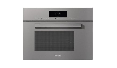 Miele DGM 7840 Built-In Steam Microwave Oven - Graphite Grey