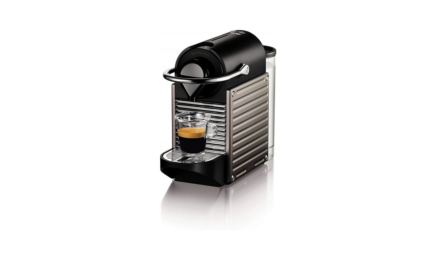 Nespresso Pixie C61-SG-TI-NE Capsules Coffee Machine - Titan ...