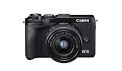 Canon EOS-M6 Mark II Mirrorless Camera with EF-M 15-45mm Lens - Black