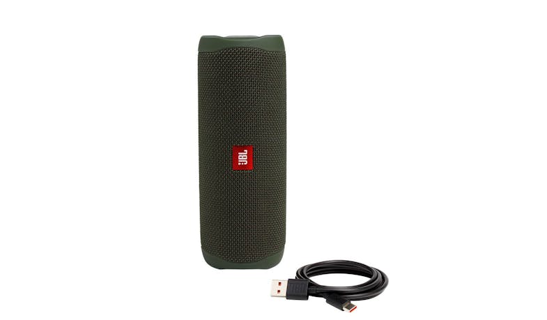 JBL Flip 5 Portable Waterproof Speaker - Green-04
