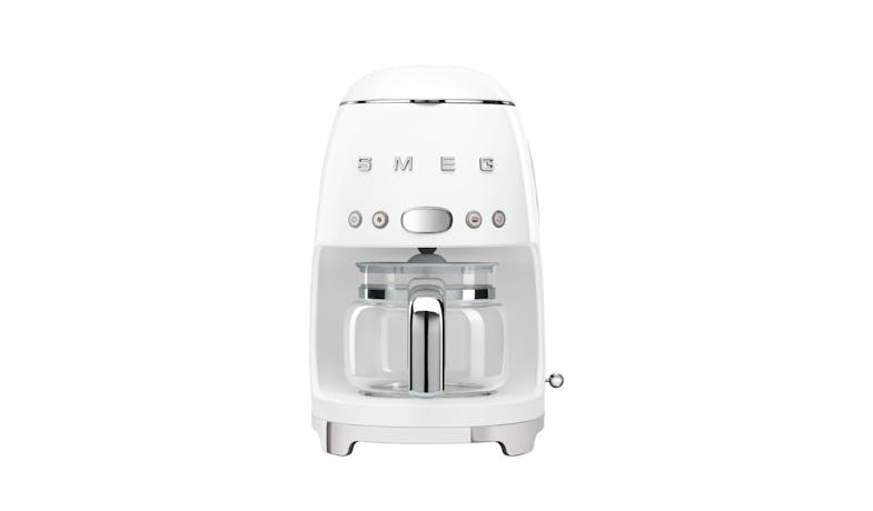 Smeg DCF02WHUK 50's Retro Style Drip Filter Coffee Machine - White_01