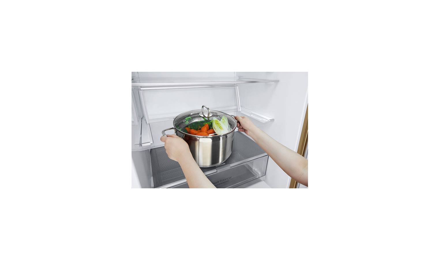 Lg Inverter Linear Compressor Gb B4459gv Nett 451l Bottom Freezer Refrigerator Gold Harvey Norman Singapore