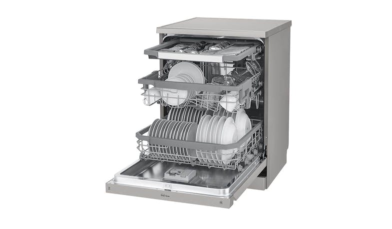 LG DFB425FP QuadWash Steam Dishwasher - Alt Angle