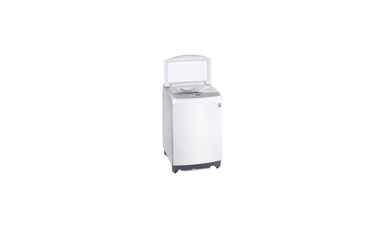 LG T2108VSAW 8kg Top Load Washer -Side with opened lid