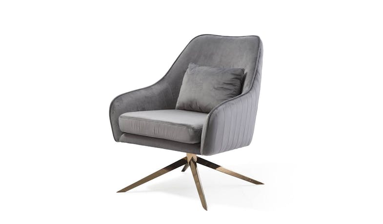 Lifestyle Arvia Swivelling Lounge Chair - Rose Gold