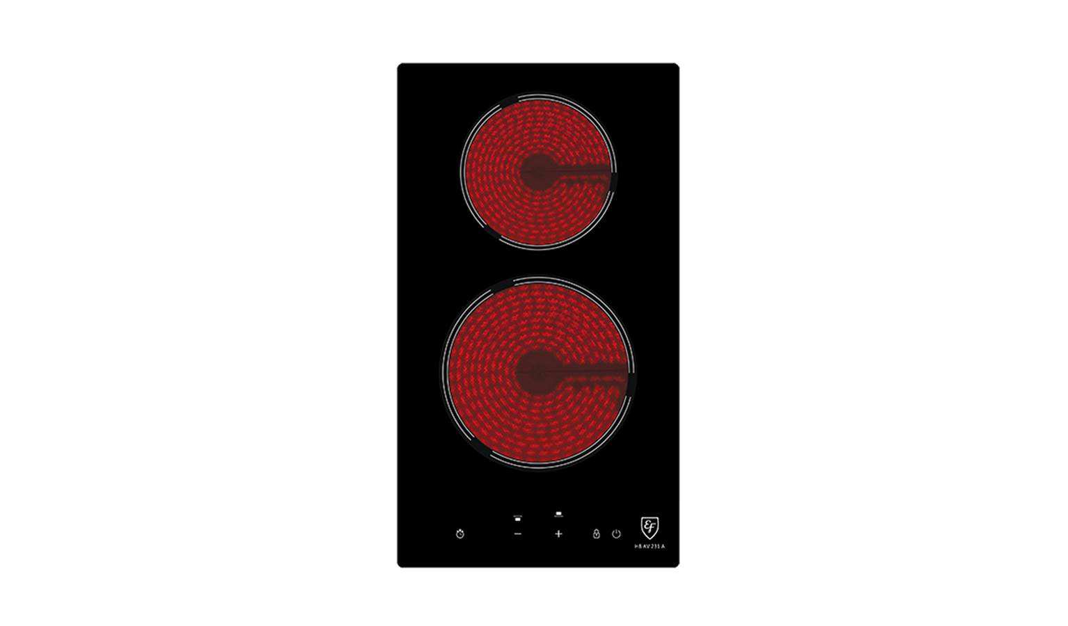EF HBAV231 A 30cm 2-Zone Radiant Ceramic Hobs