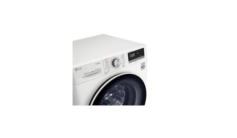 LG FV1408S4W 8kg AI Direct Drive Front Load Washer (Top View)