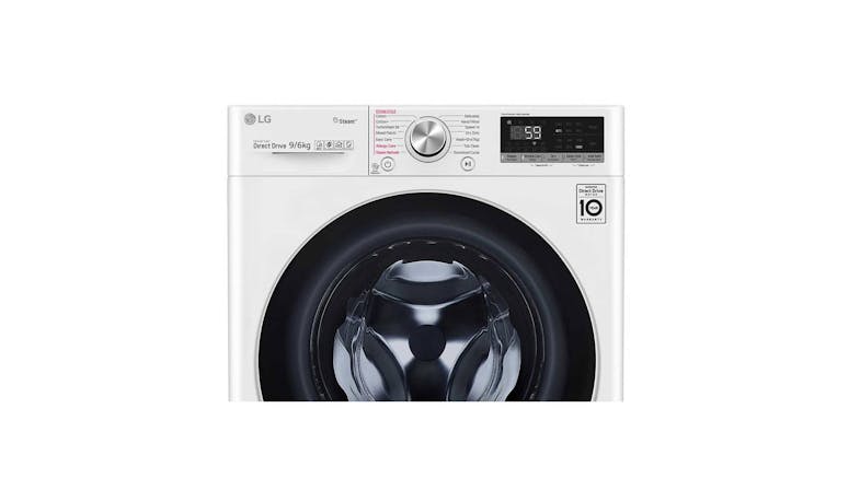 LG FV1409H3W 9/6kg AI Direct Drive Front Load Washer Dryer (Top  View)