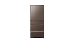 Hitachi R-WXC620KS-XH (Net 474L) IOT 6-Door Refrigerator - Crystal Umber
