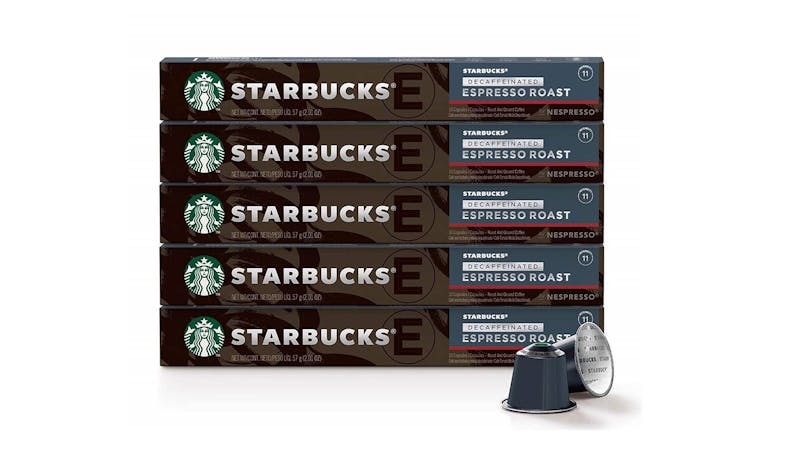 Nespresso Starbucks Decaf Espresso Roast Coffee Capsule (10 Capsules)