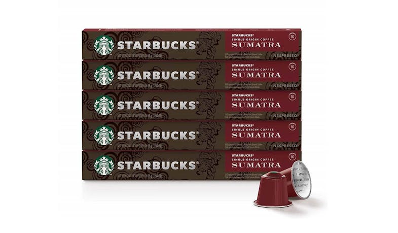 Nespresso Starbucks Single-Origin Sumatra Coffee Capsule (10 Capsules)