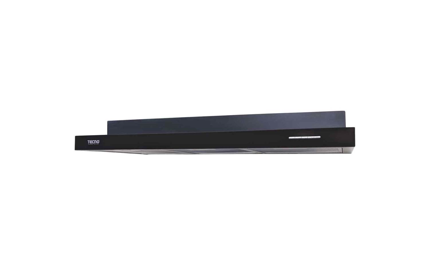 Tecno TH978TL 90cm Slimline Cooker Hood - Black