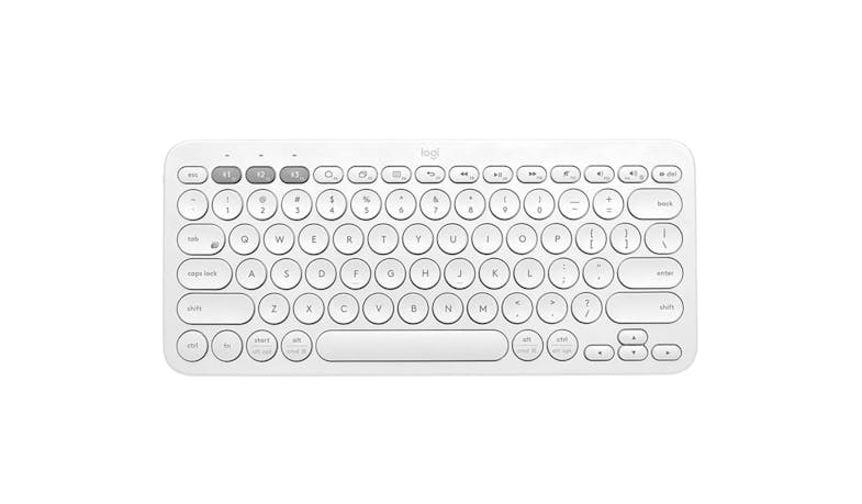 Logitech K380 (920-9580) Multi-device Bluetooth Keyboard - Off White (Front)