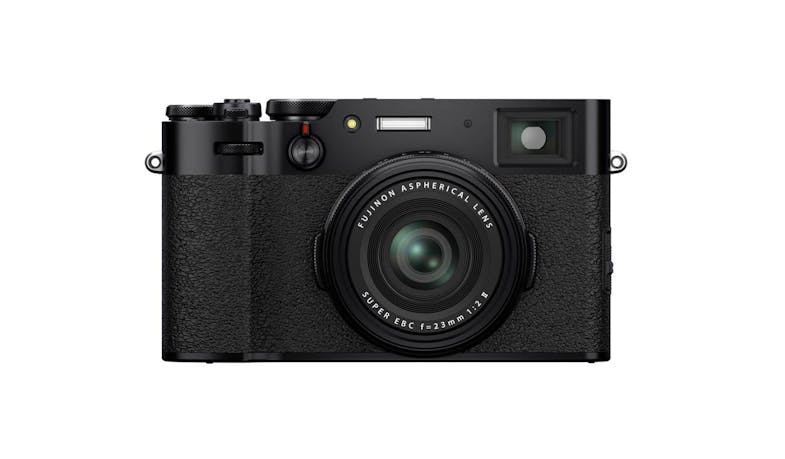Fujifilm X100V Compact Digital Camera - Black (Front)