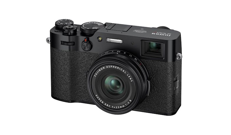 Fujifilm X100V Compact Digital Camera - Black (Alt Angle)