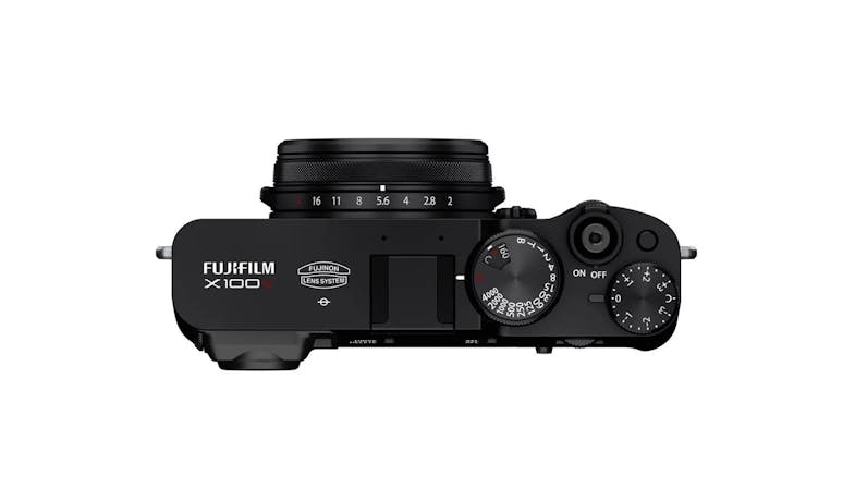 Fujifilm X100V Compact Digital Camera - Black (Top)