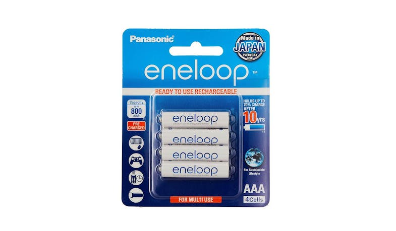Panasonic Eneloop BK-4MCCE4BT2 Rechargeable AAA Batteries - 4 Pcs