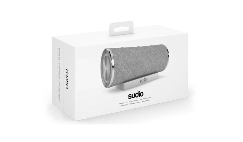 Sudio Femtio Wireless Speaker - Silver (Package)