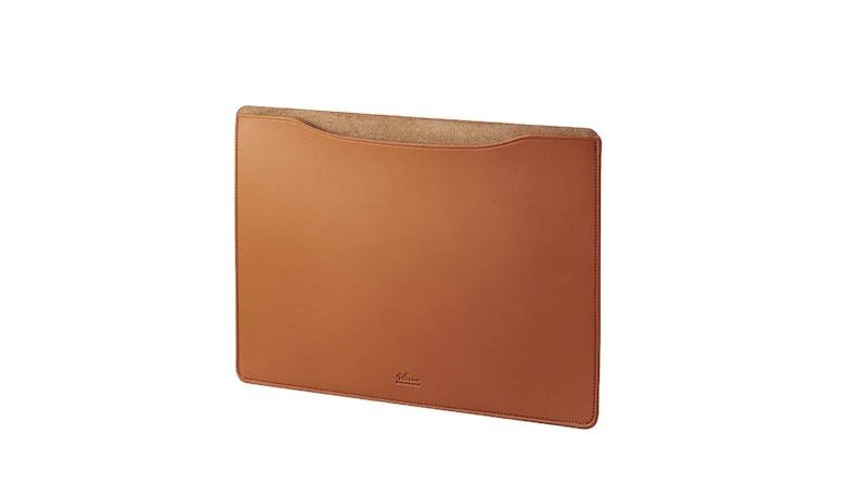 Elecom IBSVM1915CA 15" MacBook Leather Sleeve - Camel