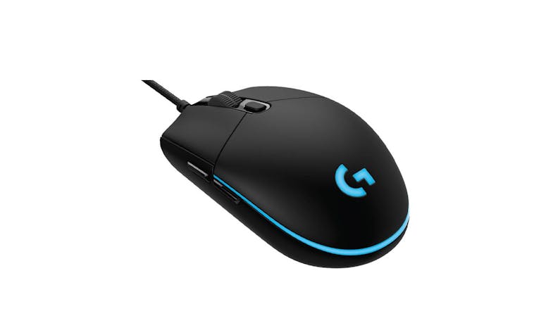 Logitech Pro Gaming Wired Mouse - Black (910-005442) - Alt Angle